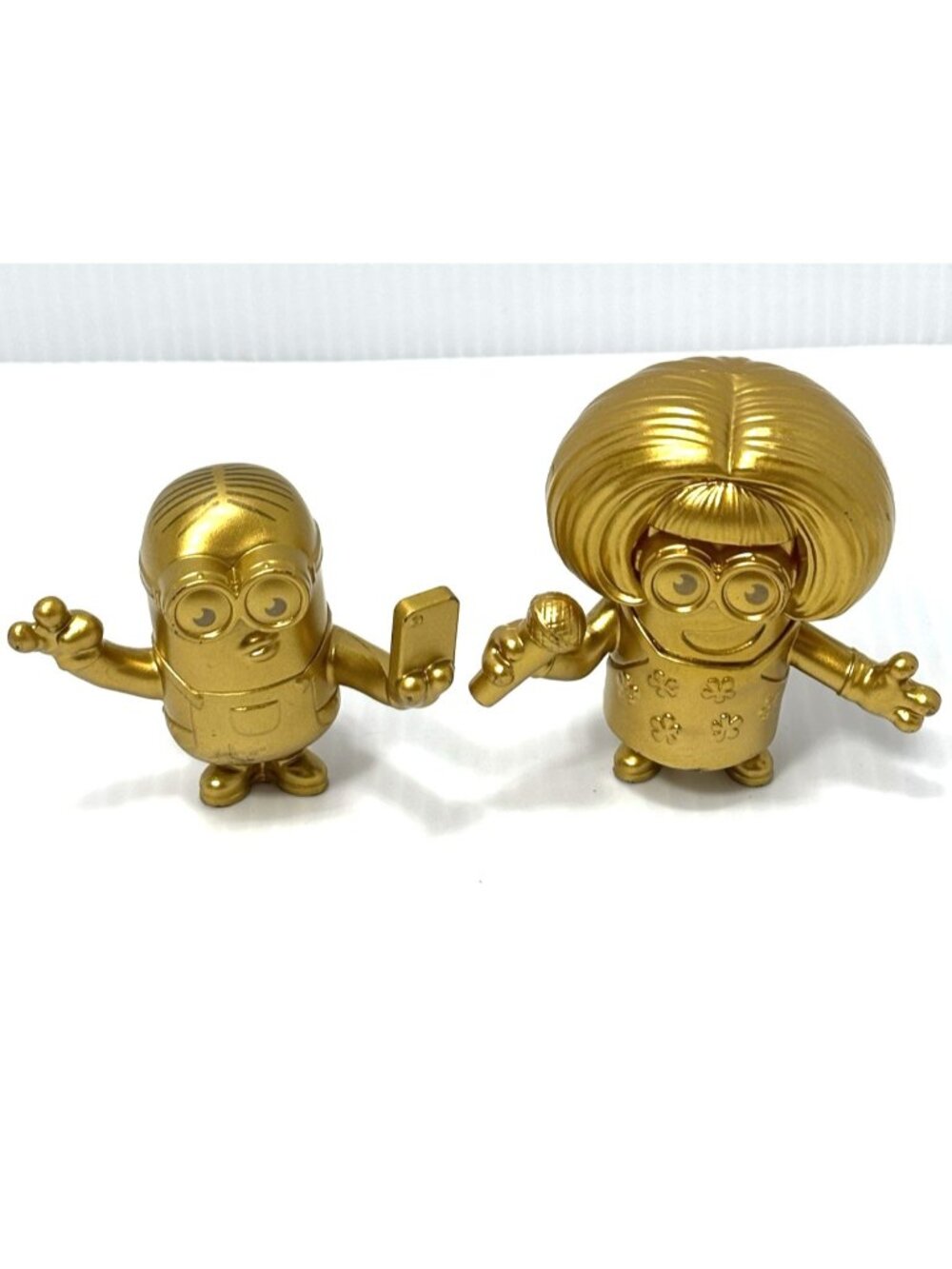 McDonald's Gold Minions Rare Stuart Kevin 2020 Happy Meal Figures Despicable Me